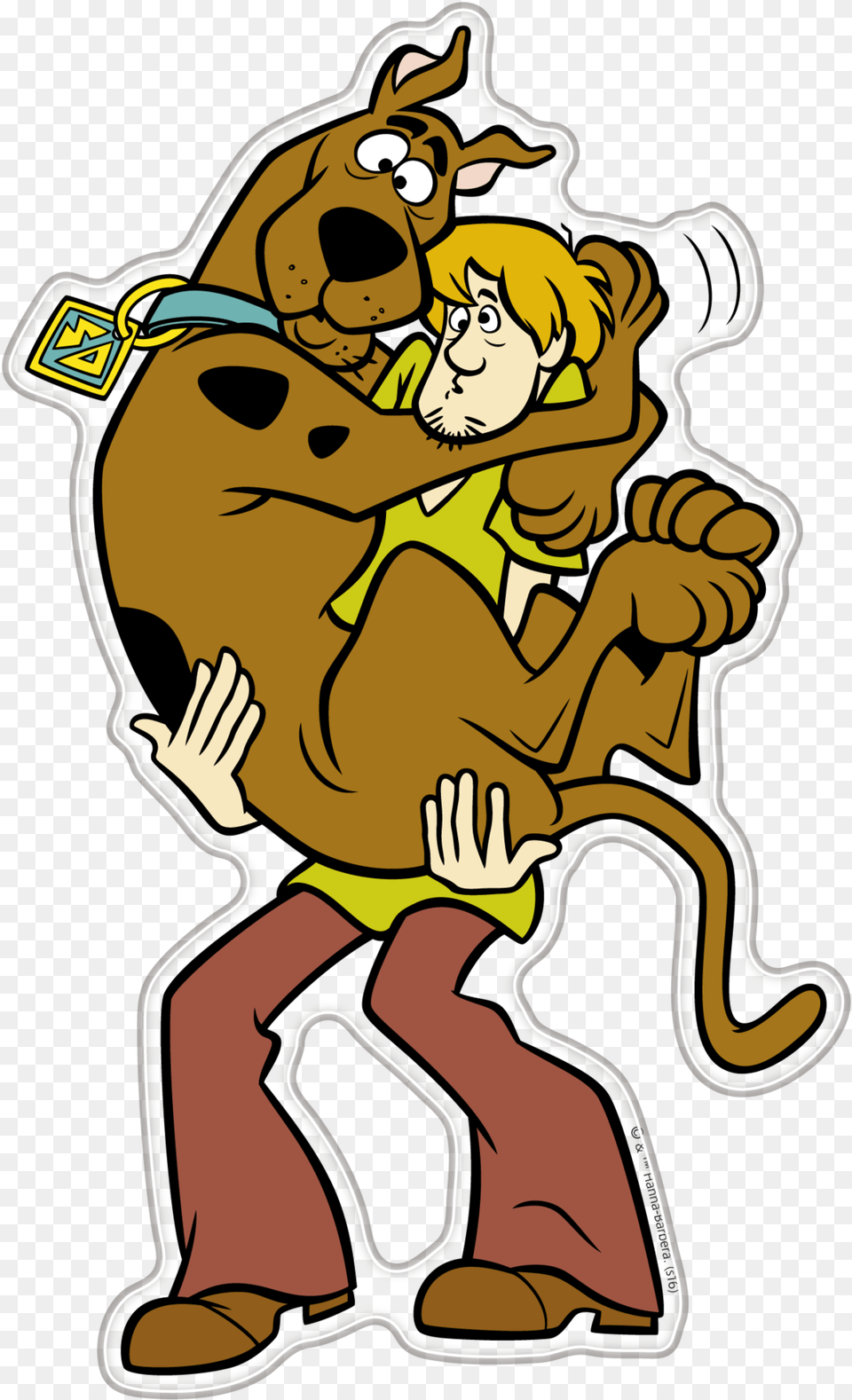 Scared Scooby Doo Shaggy Premium 3d Character Fan Emblem Scooby And Shaggy, Baby, Person, Cartoon, Face Free Transparent Png