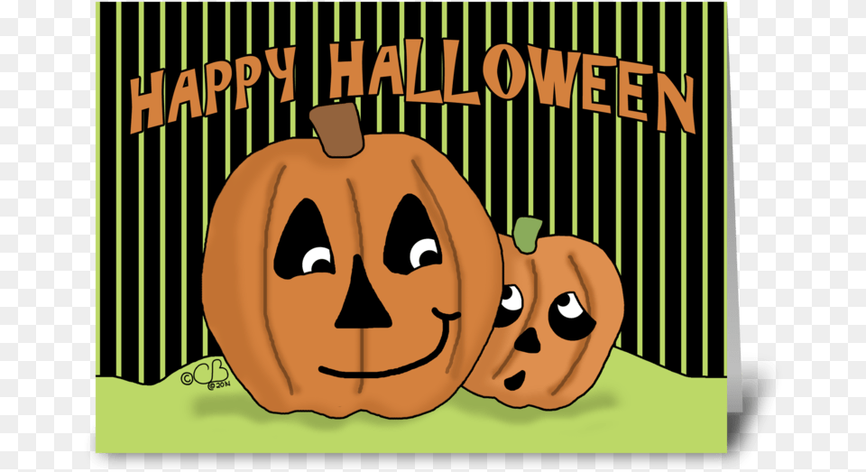 Scaredy Jack O Lantern Happy Halloween Greeting Card Jack O39 Lantern, Vegetable, Pumpkin, Produce, Food Png