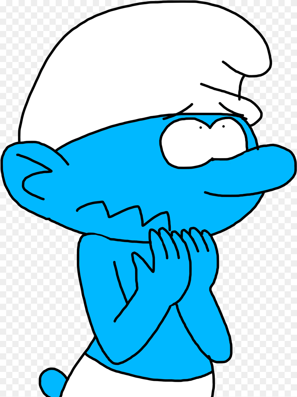 Scaredy Smurf By Marcospower1996 Scaredy Smurf By, Baby, Person, Cartoon Free Transparent Png