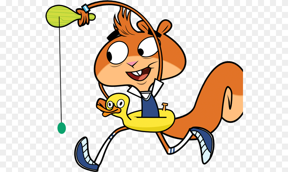 Scaredy Squirrel Playing, Cartoon, Face, Head, Person Png