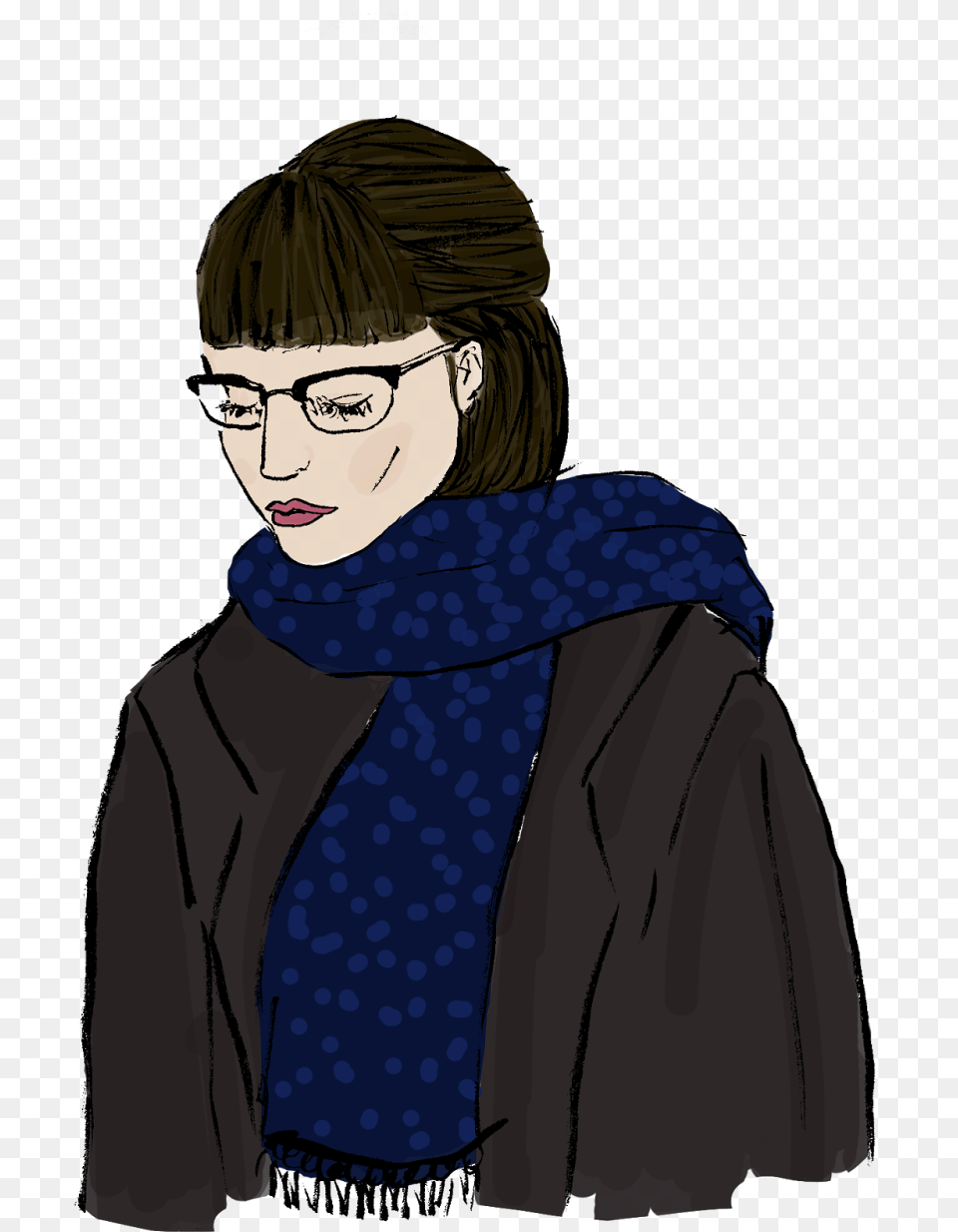 Scarf, Woman, Person, Female, Adult Png