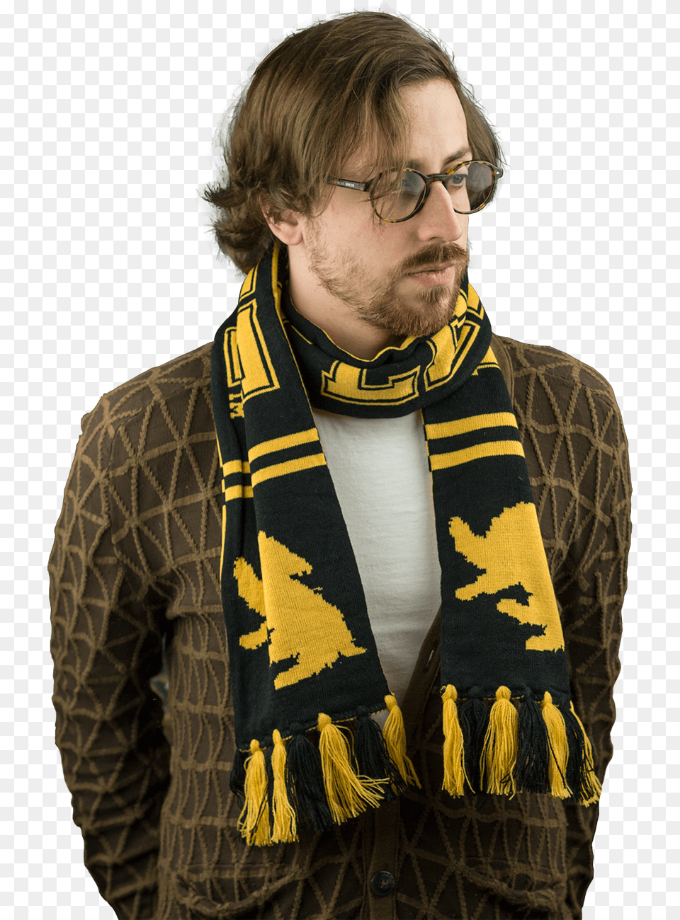 Scarf, Clothing, Adult, Person, Man Free Png