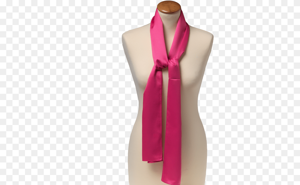 Scarf Bright Pink Scarf, Clothing, Accessories, Formal Wear, Tie Png Image
