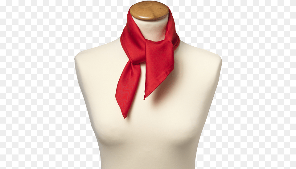 Scarf Bright Red Carr De Soie Rouge, Accessories, Clothing, Adult, Female Png Image