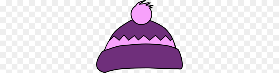 Scarf Clip Art, Clothing, Hat, Purple, Food Png Image