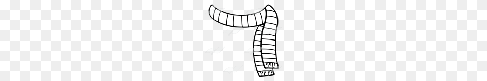 Scarf Clipart Black And White Clip Art Png