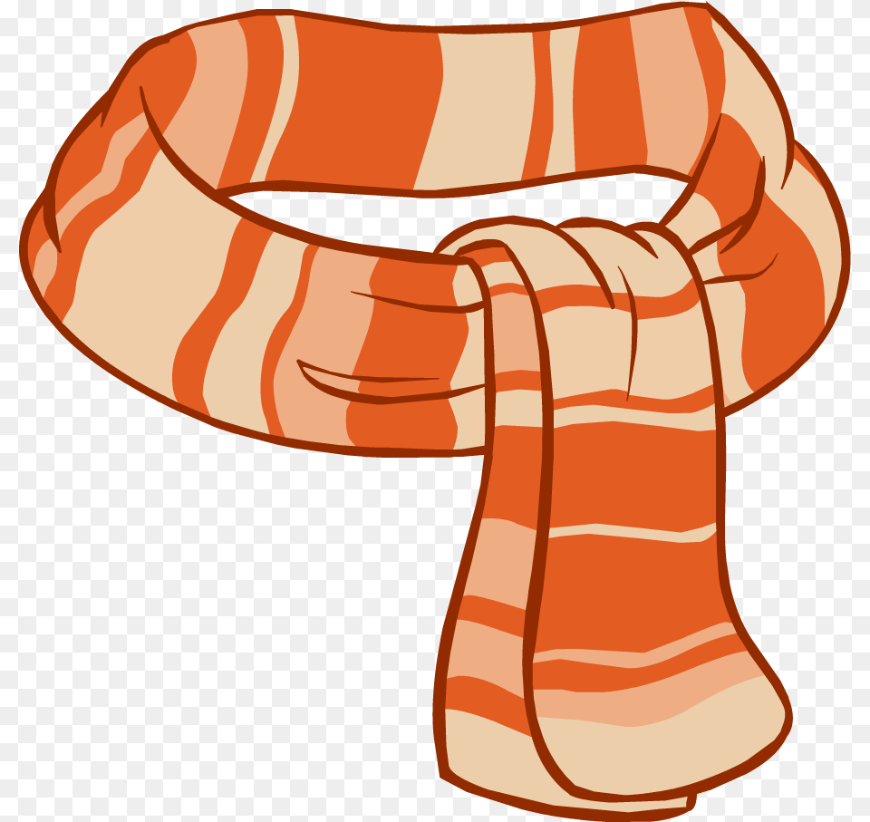 Scarf Clipart Neck Scarf, Clothing, Food, Meat, Pork Free Transparent Png
