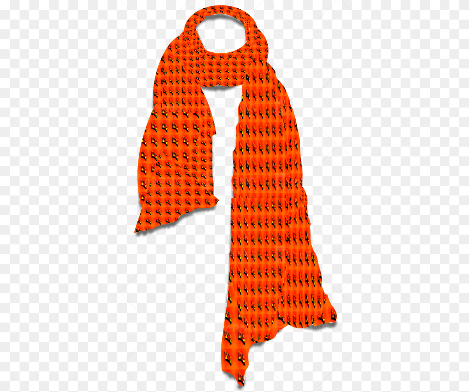 Scarf Clipart Background Orange Scarf, Clothing, Lifejacket, Vest, Formal Wear Free Transparent Png