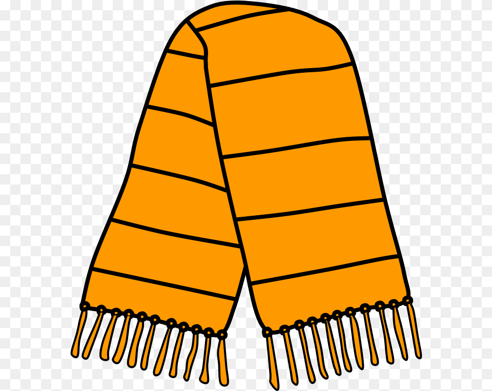 Scarf Fringe Orange Fringe Clip Art, Clothing, Stole Png Image