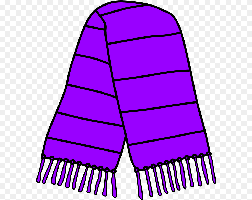 Scarf Fringe Purple Purple Scarf Clip Art, Clothing, Stole Png Image