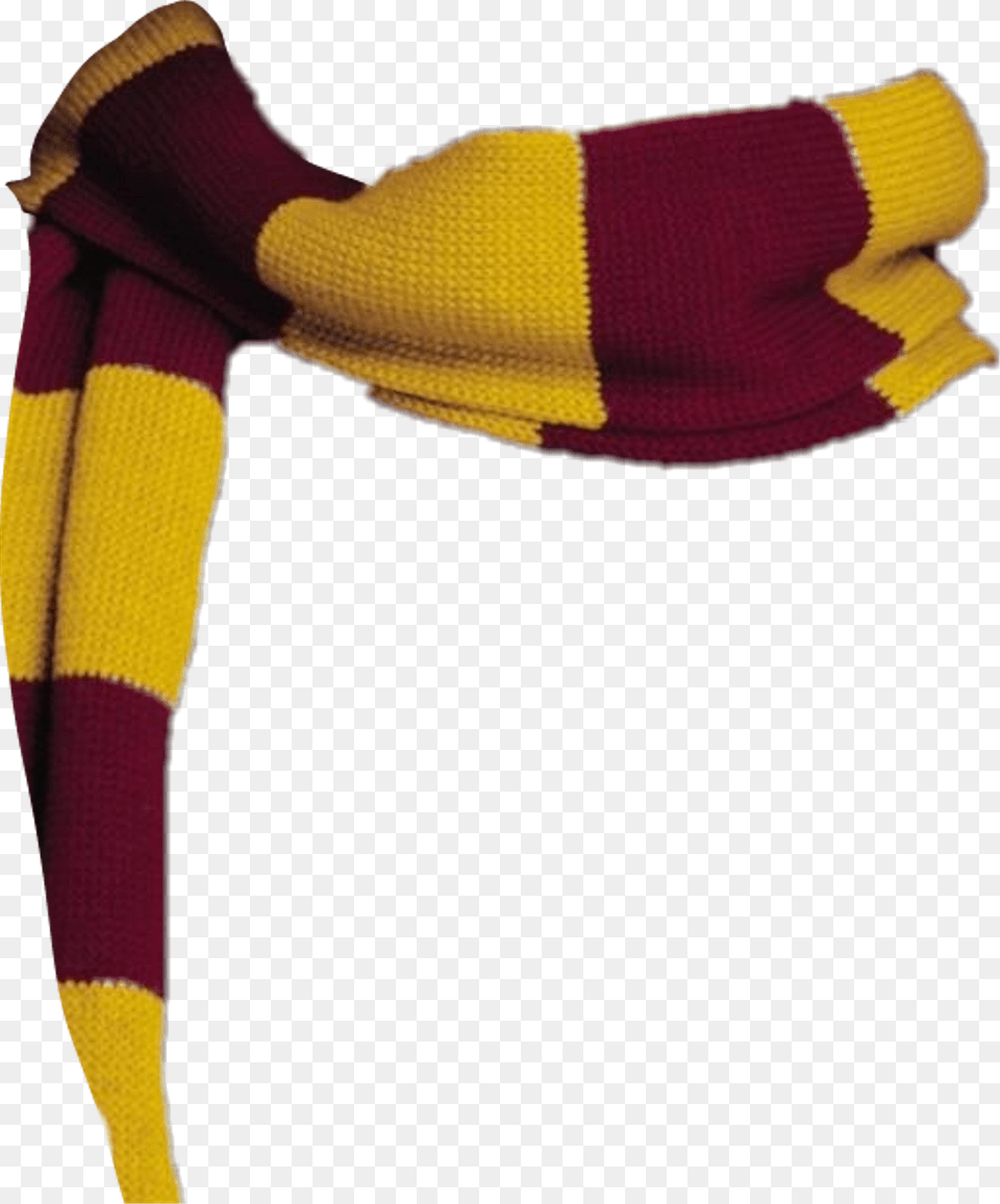 Scarf Sticker Gryffindor Scarf, Clothing, Knitwear, Sweater, Hat Free Png Download
