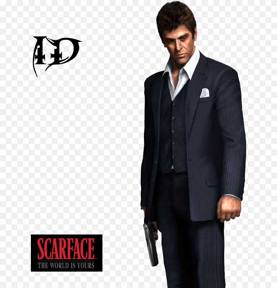 Scarface, Tuxedo, Clothing, Suit, Formal Wear Png