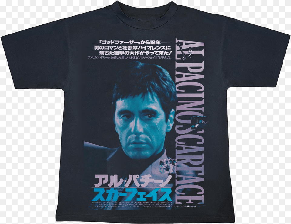 Scarface Japanese Shirt, Clothing, T-shirt, Adult, Male Free Transparent Png