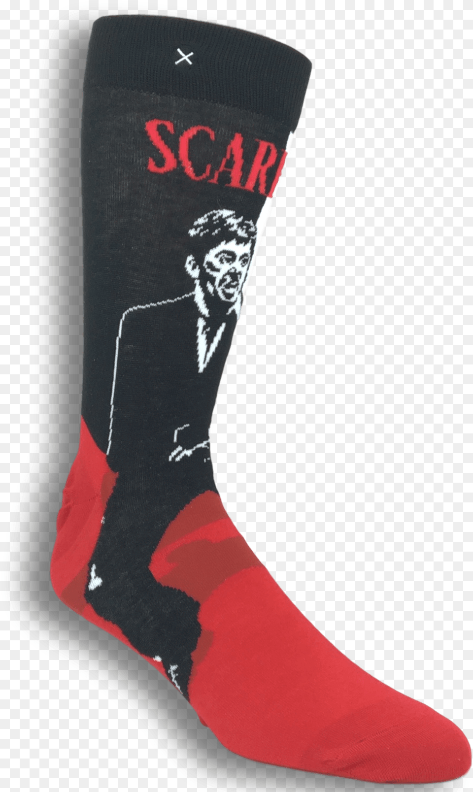 Scarface Logo Socks By Odd Sox Unisex, Clothing, Hosiery, Sock, Face Png Image