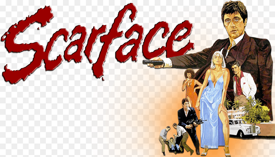 Scarface Movie Art Hd, Publication, Book, Comics, Adult Free Transparent Png