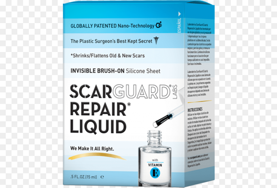Scarguard Repair Liquid, Advertisement, Poster, Bottle, Cosmetics Free Png Download