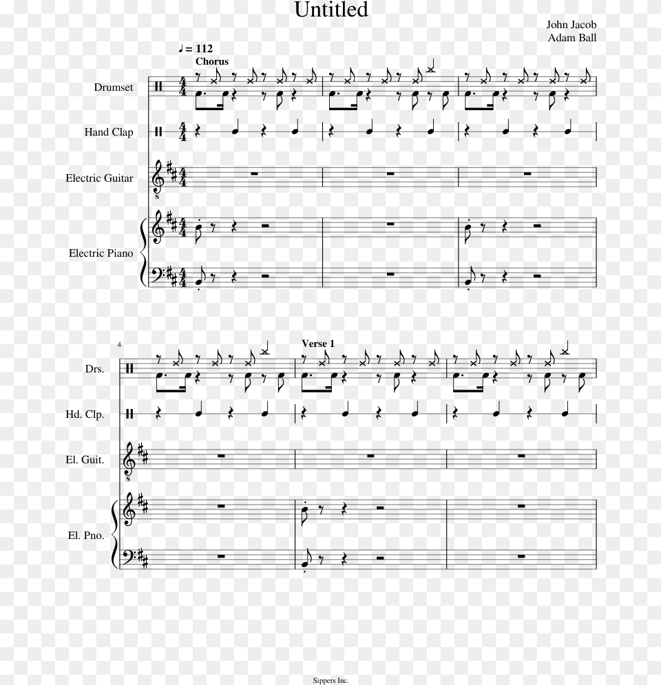 Scarlet Forest Piano Sheet Music, Gray Free Png