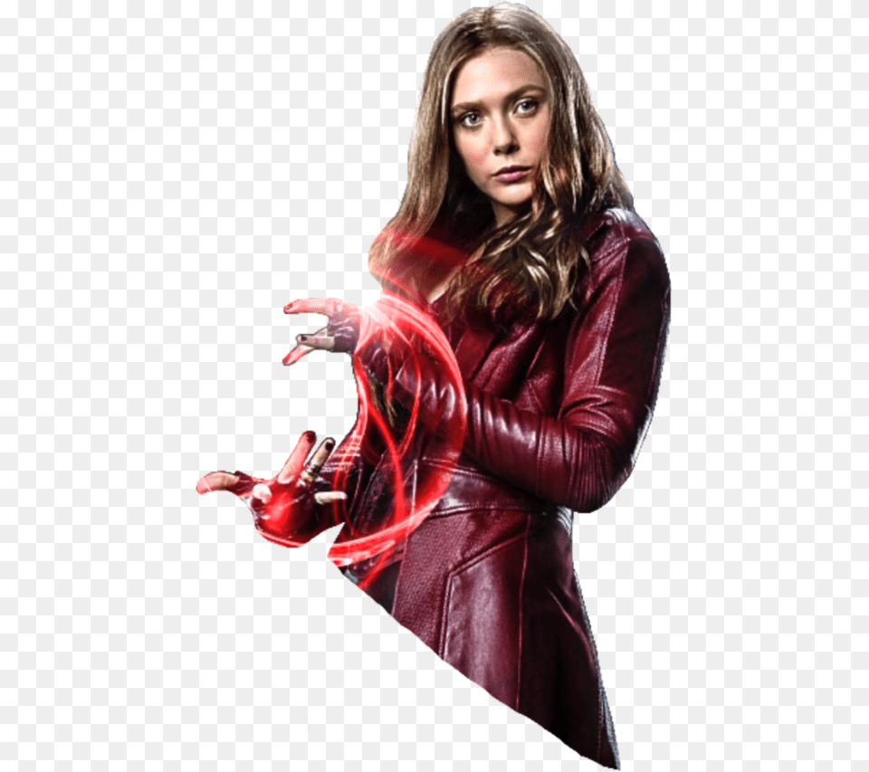 Scarlet Witch By Sidewinder16 Clipartlook, Adult, Person, Jacket, Hand Png Image