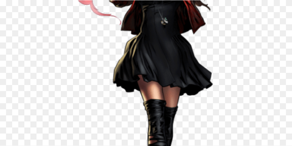 Scarlet Witch Clipart Avengers Scarlet Witch Marvel Alliance, Clothing, Skirt, Adult, Female Free Transparent Png