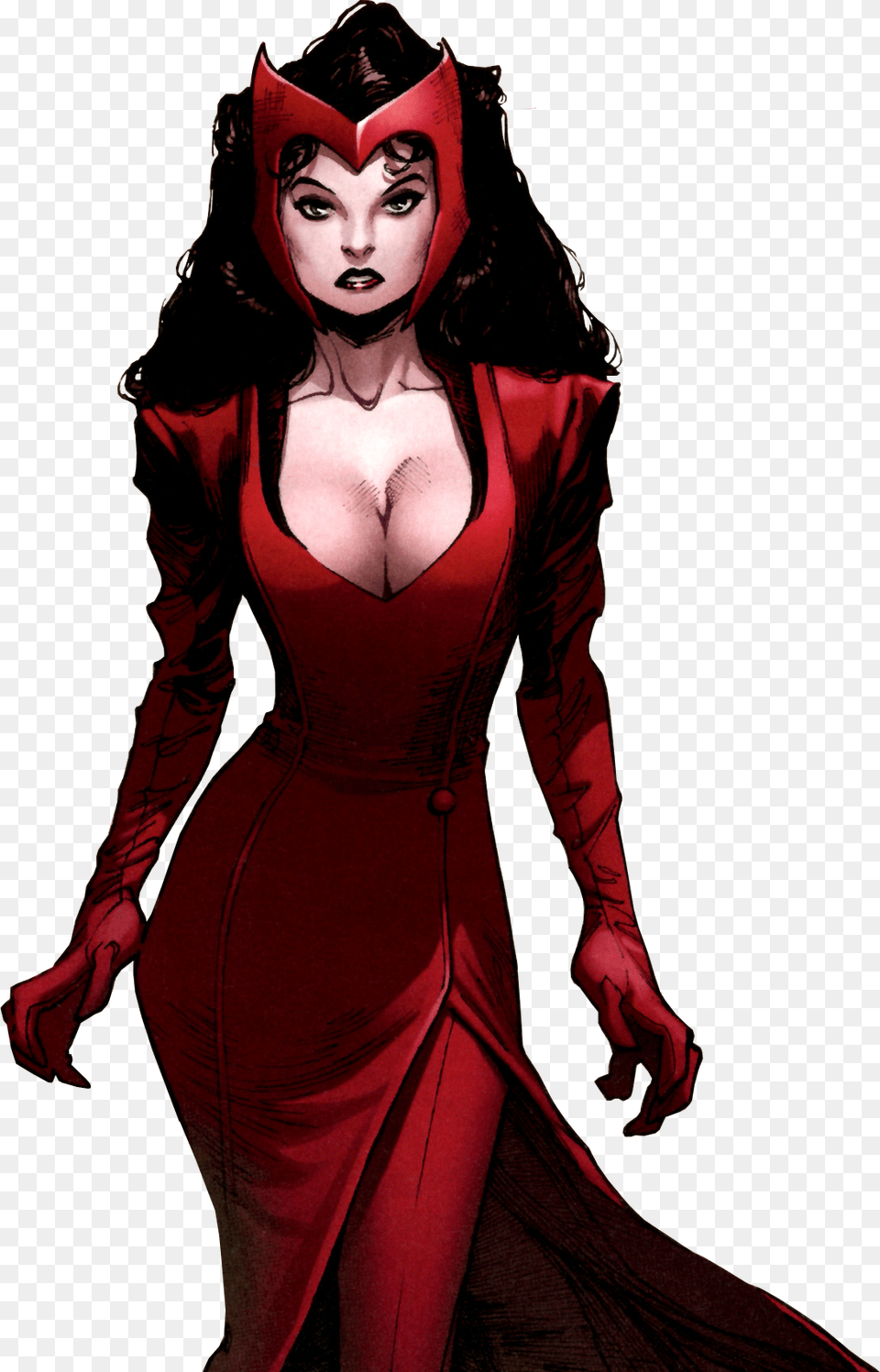 Scarlet Witch Comic Outfit, Adult, Person, Woman, Female Free Png