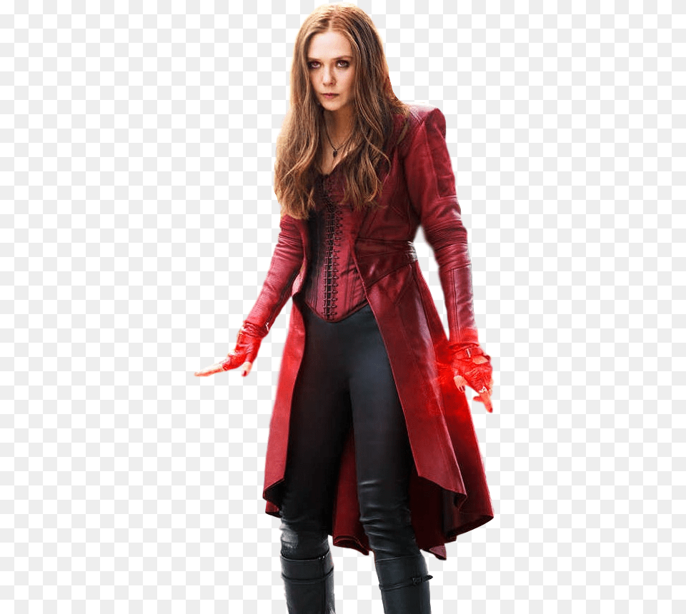Scarlet Witch Left Scarlet Witch, Jacket, Clothing, Coat, Sleeve Free Transparent Png
