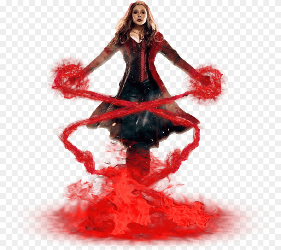 Scarlet Witch Transparent Images Infinity War Scarlet Witch, Flamenco, Dance Pose, Dancing, Person Png Image