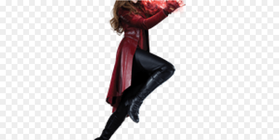 Scarlet Witch Transparent Images Scarlet Witch Costume, Child, Female, Girl, Person Free Png Download