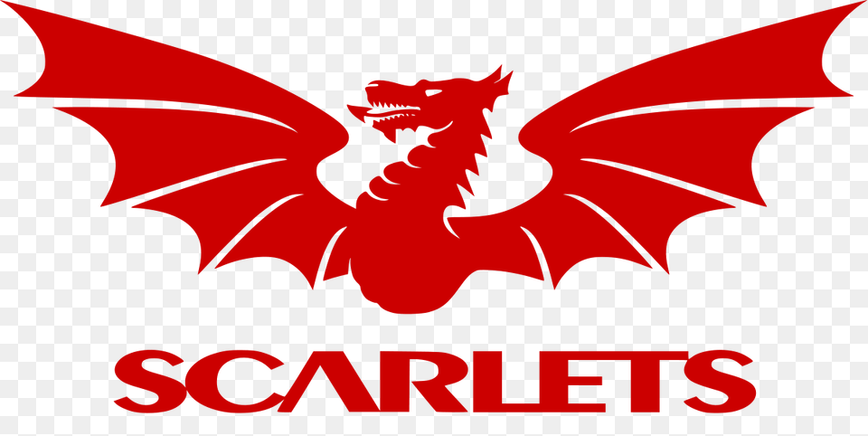 Scarlets Rugby Logo, Dragon, Dynamite, Weapon Png Image