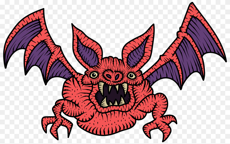 Scary Bat Clipart, Accessories, Art, Dragon Free Png Download