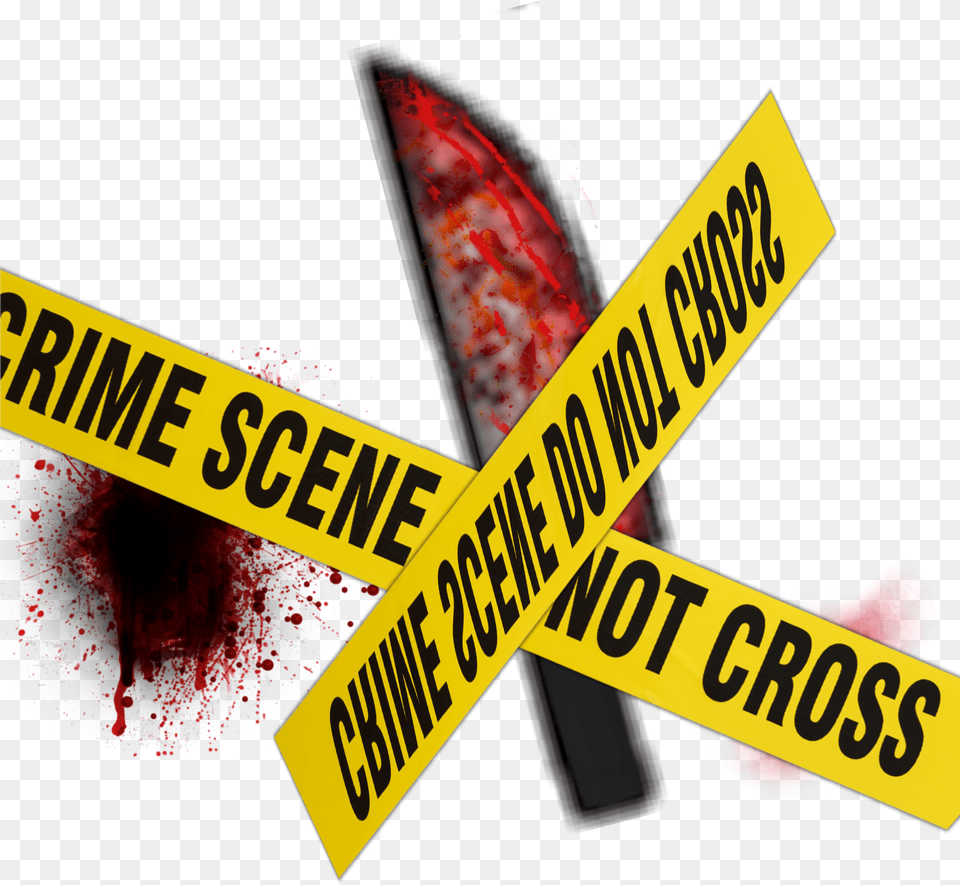 Scary Bloody Knife Crime Killing Graphic Design Free Png