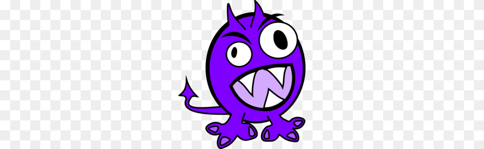 Scary Clip Art, Purple Png