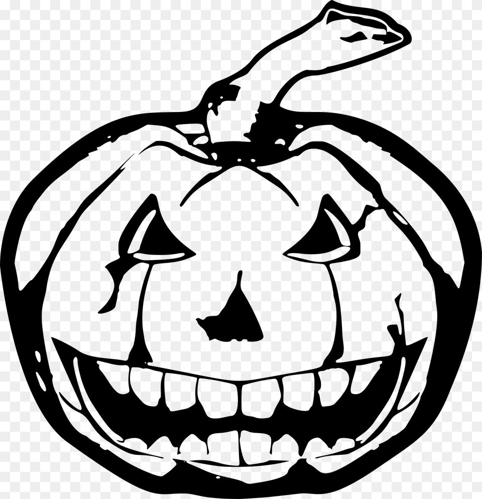 Scary Clipart Jack O Lantern Clipart Pumpkin Scary, Gray Png
