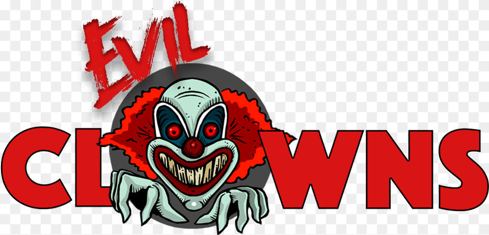 Scary Clown Black And White Library Scary Clown Logo, Emblem, Symbol, Dynamite, Weapon Free Png Download
