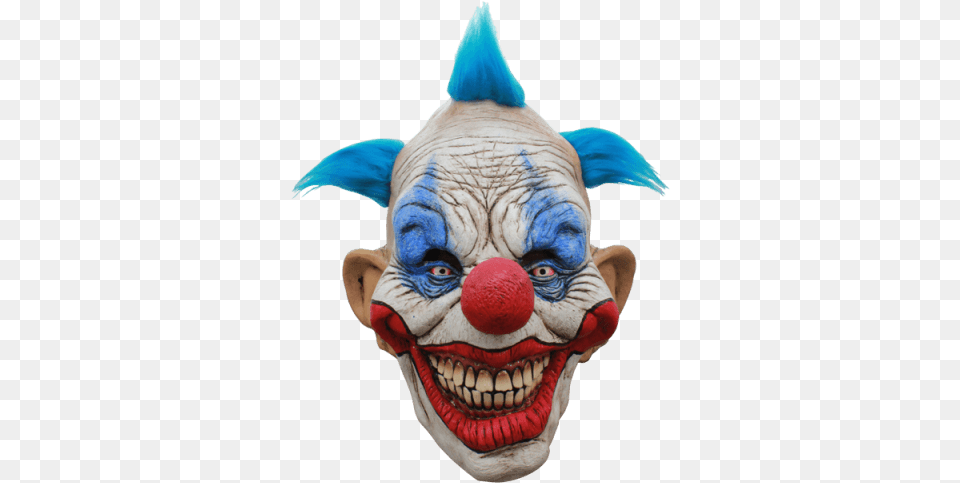 Scary Clown Face Image Clown Halloween Mask, Performer, Person, Animal, Dinosaur Free Transparent Png