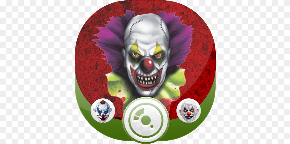 Scary Clown Face Photo Editor Google Play Creepy Carnival Decorations, Performer, Person, Baby, Disk Free Png