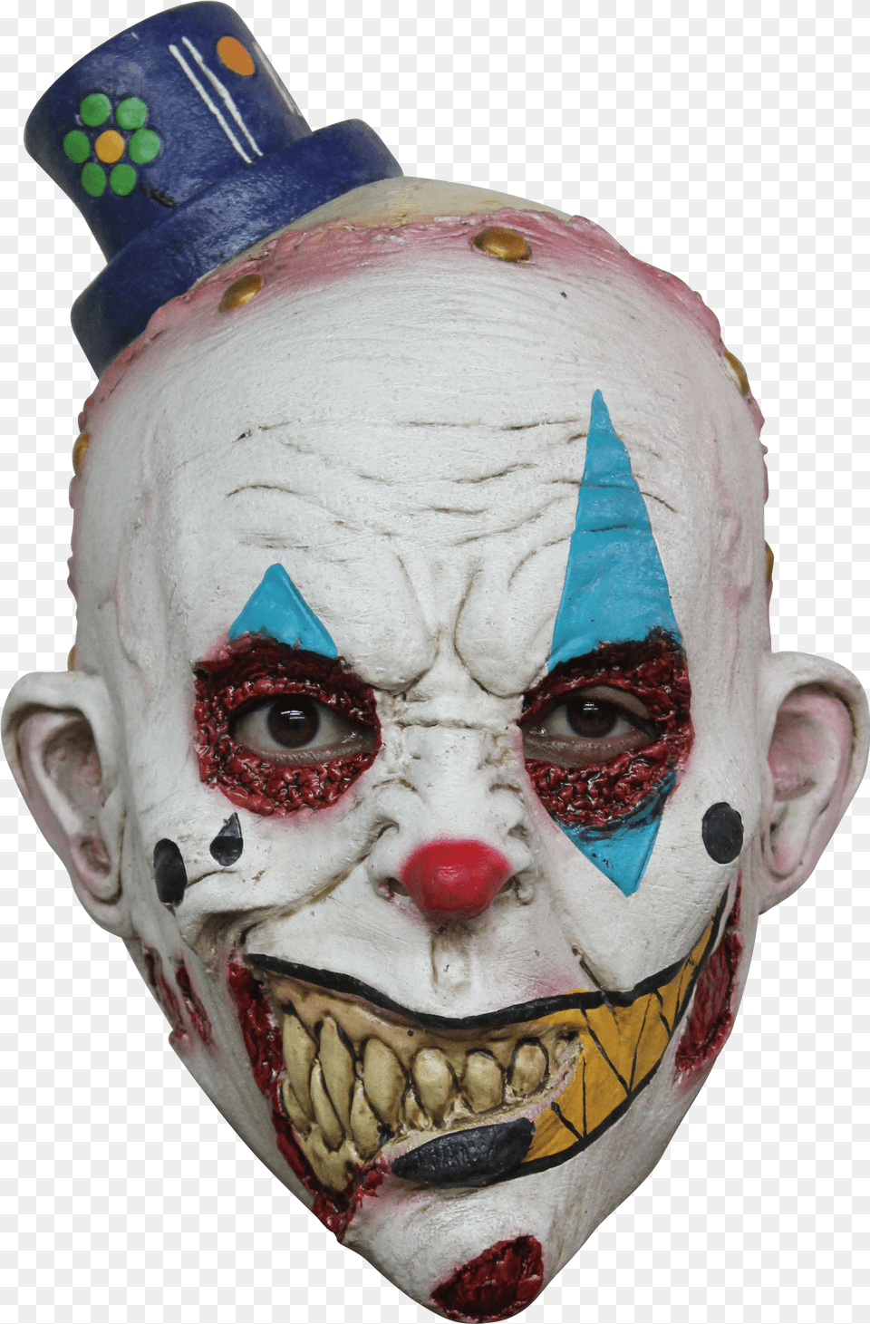 Scary Clown Mask With Hat Free Png Download