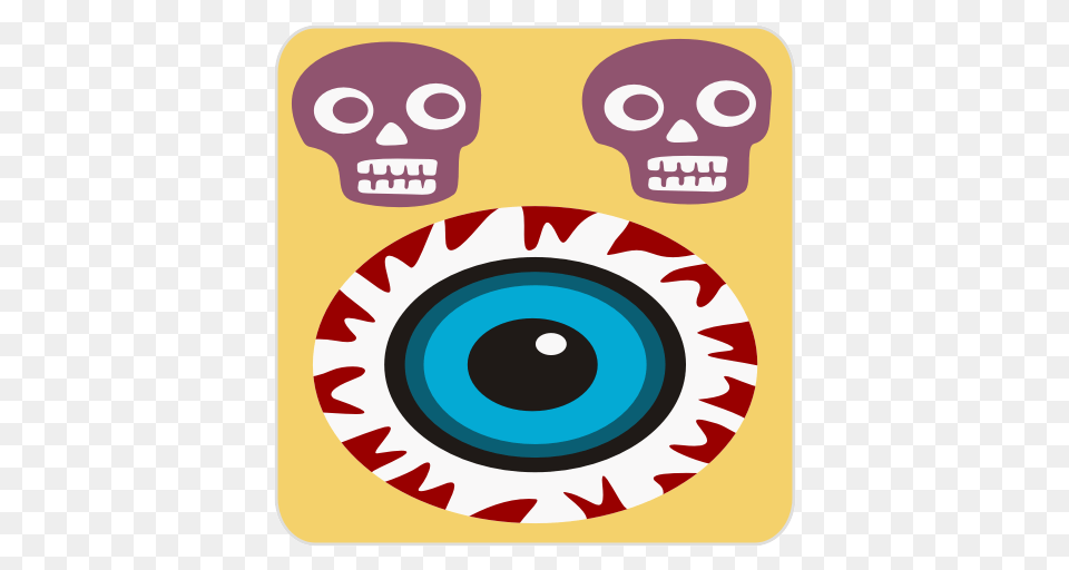 Scary Eye Appstore For Android, Sticker, Disk Free Png