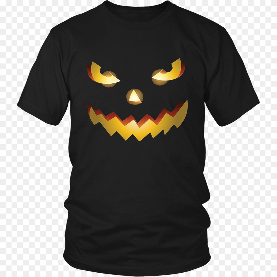Scary Face Halloween Ordertees, Clothing, T-shirt Png Image