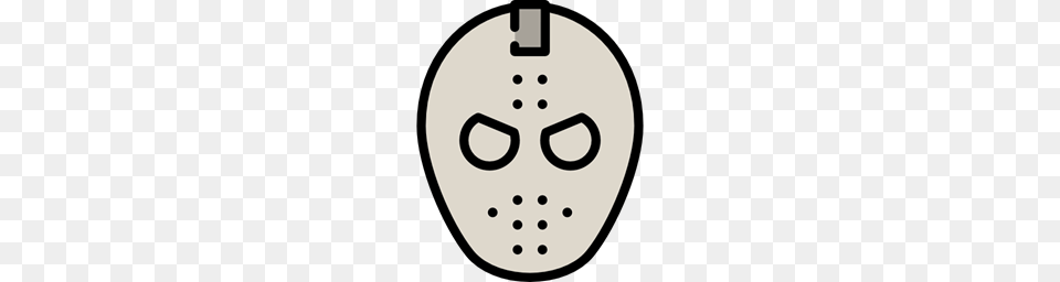 Scary Fear Hockey Mask Halloween Horror Terror Spooky Icon, Stencil, Astronomy, Moon, Nature Free Png