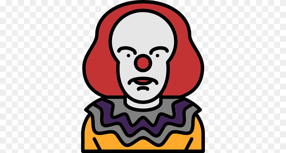 Scary Fear Horror Clown Terror Spooky Avatar Halloween Icon, Performer, Person, Face, Head Free Png