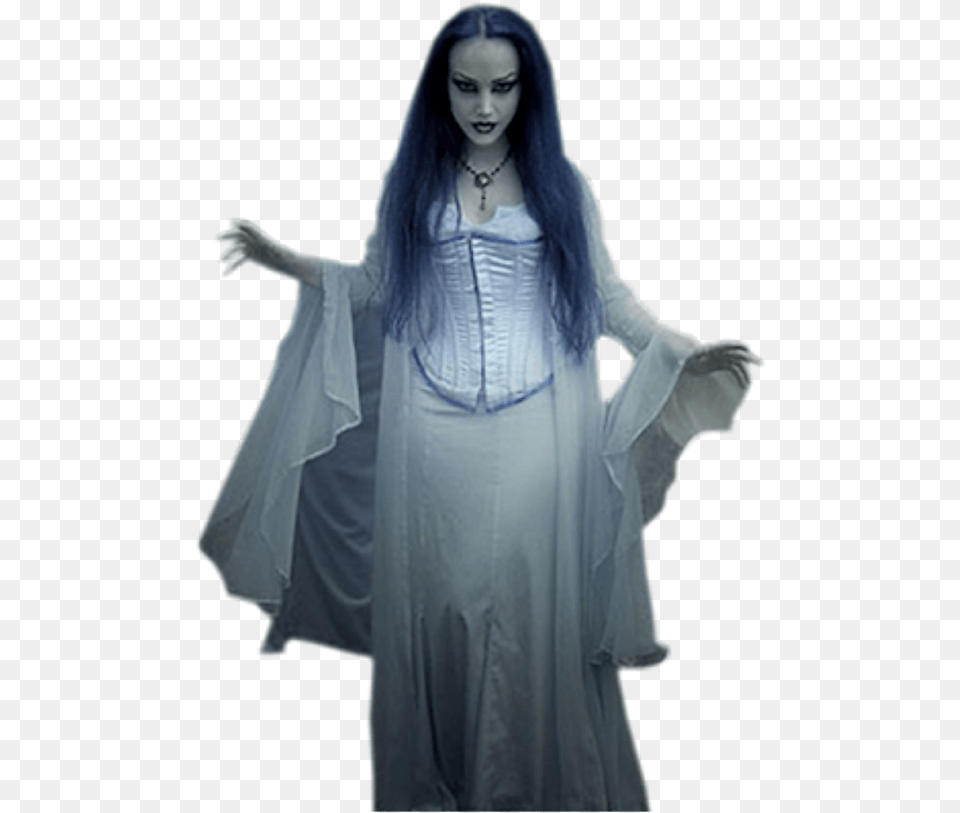 Scary Ghost Women, Clothing, Costume, Person, Fashion Png Image