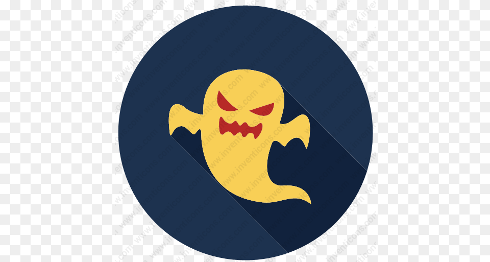 Scary Halloween Ghost Vector Happy, Logo, Disk, Symbol Free Png