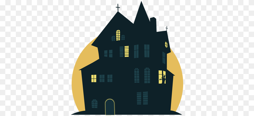 Scary Halloween House Transparent U0026 Svg Vector File Clip Art, Architecture, Building, Spire, Tower Free Png