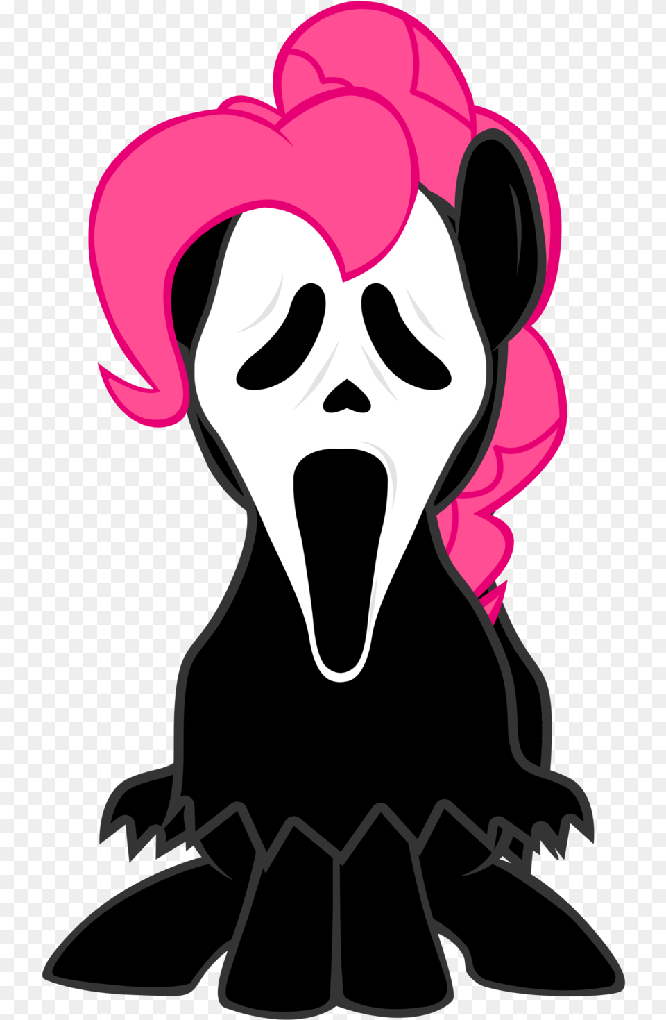 Scary Mlp Pinkie Pie Scary Ghost Face Cartoon, Stencil, Baby, Person, Head Free Png