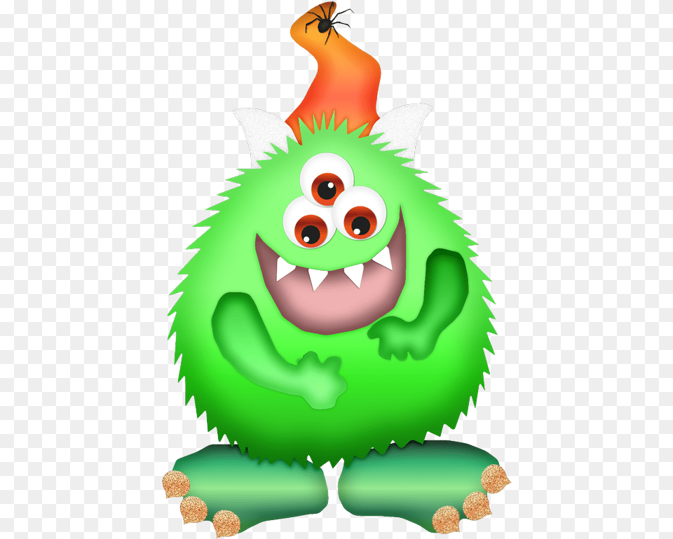 Scary Monster, Green Free Png