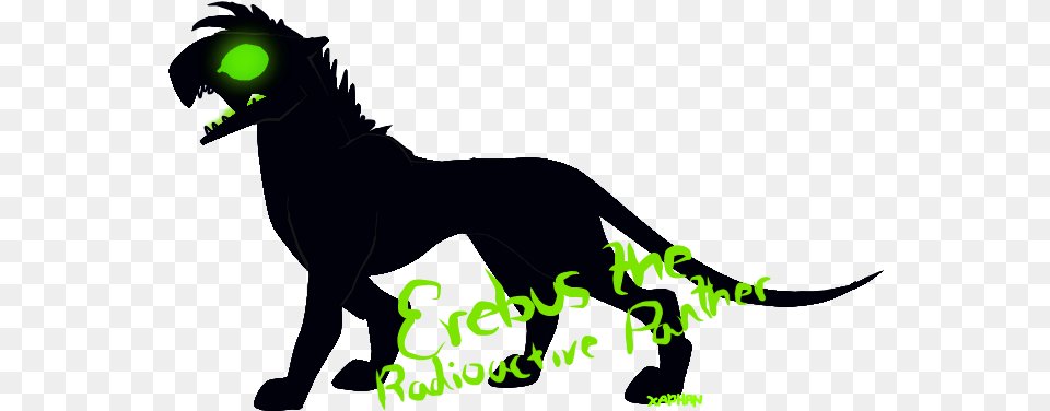 Scary Panther Illustration, Green, Light, Lighting, Animal Free Transparent Png