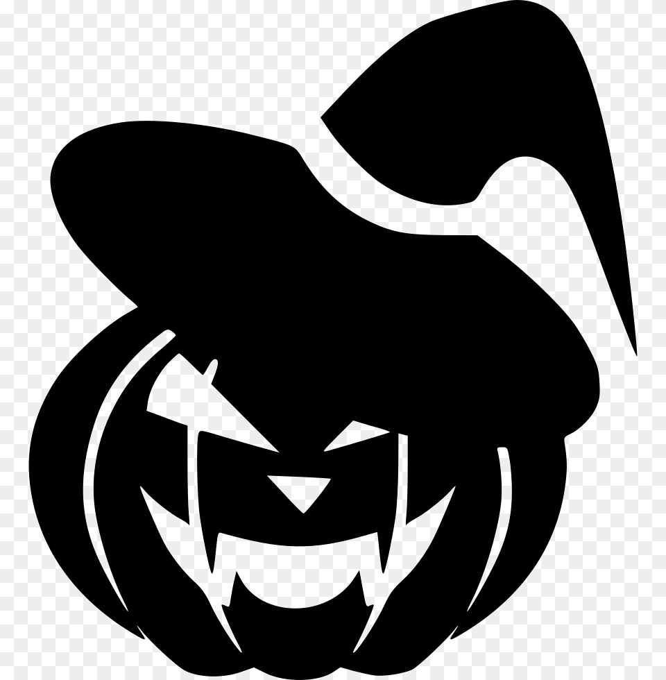 Scary Pumpkin Black And White Scary Pumpkin Svg Stencil, Ammunition, Grenade, Weapon Free Transparent Png