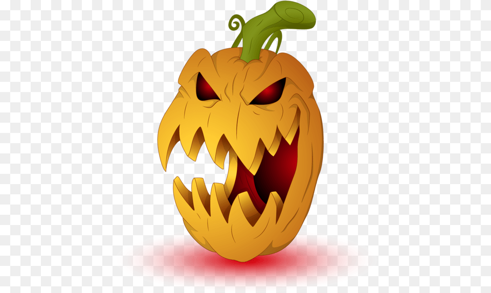 Scary Pumpkin Scary Halloween Pumpkin Clipart, Festival, Food, Plant, Produce Free Png