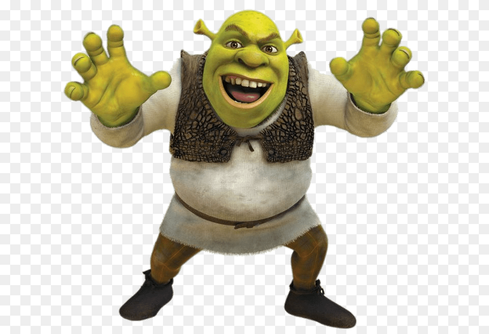 Scary Shrek, Baby, Person, Green, Face Free Png