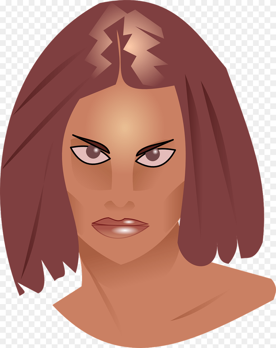 Scary Woman Face, Head, Person, Photography, Portrait Free Transparent Png